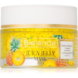 Bielenda Juicy Jelly Pineapple & Vitamine C osvěžující maska pro unavenou pleť 50 g