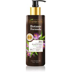 Bielenda Botanic Formula Hemp + Saffron mycí gel na obličej s hydratačním účinkem 200 ml
