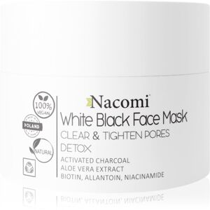 Nacomi White & Black čisticí pleťová maska 50 ml
