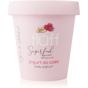 Fluff Raspberries & Almonds tělový jogurt Rice Protein & Coconut Oil 180 ml