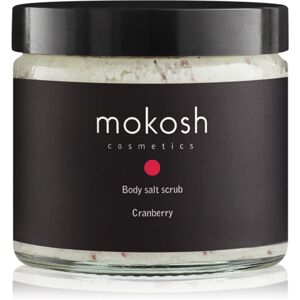 Mokosh Cranberry tělový peeling se solí 300 g