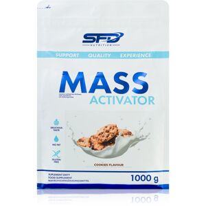 SFD Nutrition Mass Activator podpora tvorby svalové hmoty příchuť Cookies 1000 g
