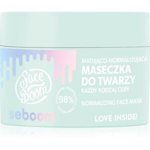 BodyBoom FaceBoom Seboom čisticí zmatňující maska pro smíšenou až mastnou pokožku 45 g
