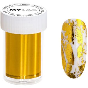 MYLAQ Transfer Foil zdobicí fólie na nehty odstín Gold 4x100 cm