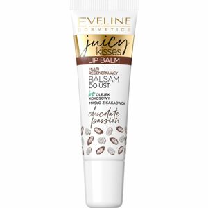 Eveline Cosmetics Juicy Kisses Chocolate výživný balzám na rty s kakaovým máslem 12 ml