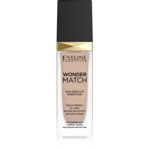 Eveline Cosmetics Wonder Match dlouhotrvající tekutý make-up s kyselinou hyaluronovou odstín 35 Sunny Beige 30 ml