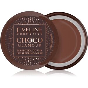 Eveline Cosmetics Choco Glamour noční regenerační maska na rty 12 ml