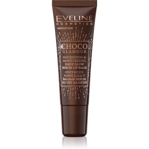 Eveline Cosmetics Choco Glamour vyživující a hydratační balzám na rty 12 ml