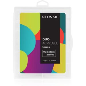 NEONAIL Duo Acrylgel Forms šablony na nehty typ 03 Modern Almond 120 ks