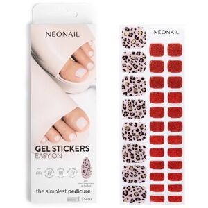 NEONAIL Easy On Gel Stickers nálepky na nehty na nohy odstín P01 32 ks