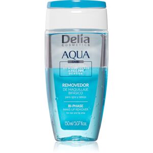 Delia Cosmetics Aqua dvoufázový odličovač na oční okolí a rty 150 ml