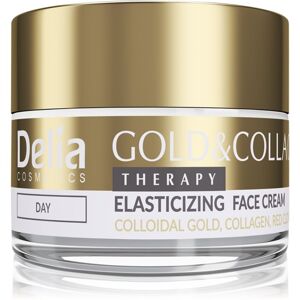 Delia Cosmetics Gold & Collagen Therapy denní krém zvyšující elasticitu pokožky 50 ml