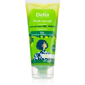 Delia Cosmetics FRUIT ME UP! mycí gel na obličej a tělo Lime 200 ml