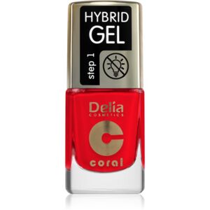 Delia Cosmetics Coral Hybrid Gel gelový lak na nehty bez užití UV/LED lampy odstín 125 11 ml