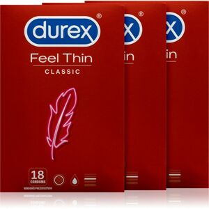 Durex Feel Thin Classic kondomy 54 ks (výhodné balení)