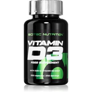Scitec Nutrition Vitamin D3 kapsle pro normální funkci imunitního systému, stav kostí, zubů a činnost svalů 250 cps