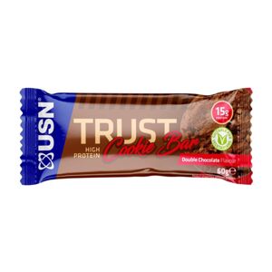 USN Trust Cookie Bar proteinová tyčinka příchuť Double Chocolate 60 g
