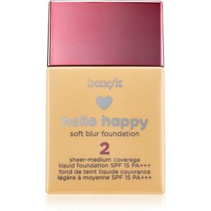 Benefit Hello Happy tekutý make-up SPF 15 odstín 02 30 ml