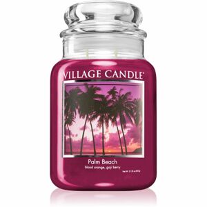 Village Candle Palm Beach vonná svíčka (Glass Lid) 602 g