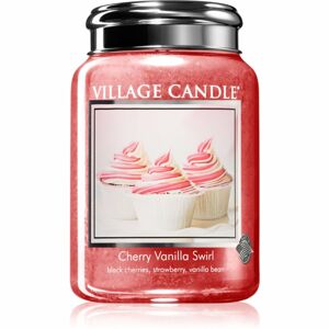 Village Candle Cherry Vanilla Swirl vonná svíčka 602 g
