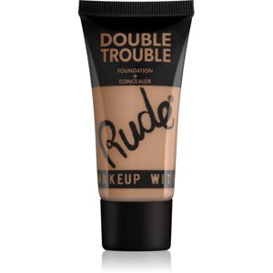 Rude Cosmetics Double Trouble krémový korektor a make-up v jednom odstín 87936 Natural 30 ml