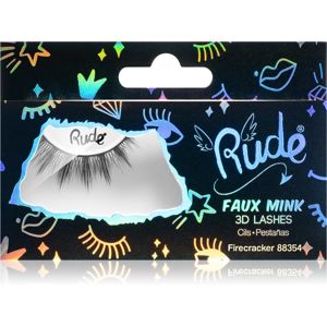 Rude Cosmetics Essential Faux Mink 3D Lashes nalepovací řasy Firecracker