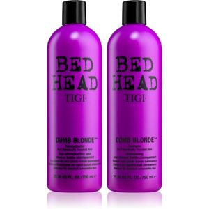 TIGI Bed Head Dumb Blonde výhodné balení (pro barvené vlasy) pro ženy