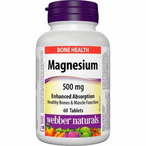 Webber Naturals Magnesium 500 mg podpora spánku a regenerace 60 ks