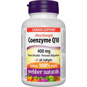 Webber Naturals Coenzyme Q10 podpora normální funkce oběhového systému 60 ks