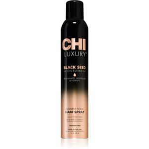 CHI Luxury Black Seed Oil Flexible Hold Hairspray lak na vlasy pro flexibilní zpevnění 284 ml