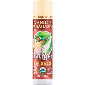 Badger Classic Vanilla Madagascar balzám na rty 4.2 g