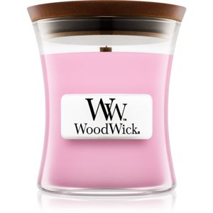 Woodwick Rose vonná svíčka s dřevěným knotem 85 g