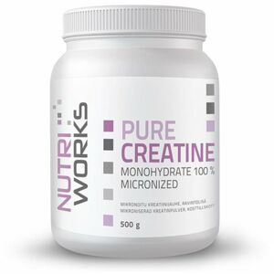 NutriWorks Pure Creatine Monohydrate podpora tvorby svalové hmoty 500 g