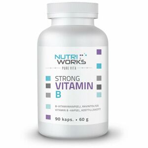 NutriWorks Strong Vitamin B doplněk stravy pro normální činnost nervové soustavy 90 ks