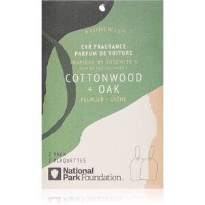 Paddywax Parks Cottonwood + Oak vůně do auta 2 ks