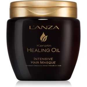 L'anza Keratin Healing Oil Intensive Hair Masque vyživující maska pro hladké a zářivé vlasy 210 ml
