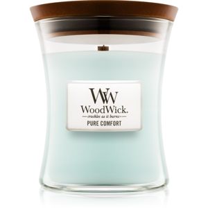 Woodwick Pure Comfort vonná svíčka s dřevěným knotem 275 g