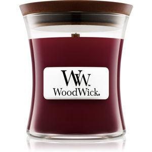 Woodwick Black Cherry vonná svíčka s dřevěným knotem 85 g