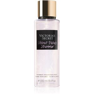 Victoria's Secret Velvet Petals Shimmer tělový sprej se třpytkami pro ženy 250 ml
