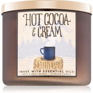 Bath & Body Works Hot Cocoa & Cream vonná svíčka V. 411 g