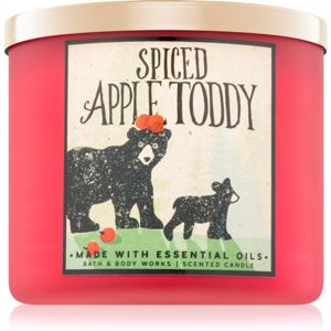 Bath & Body Works Spiced Apple Toddy vonná svíčka s esenciálními oleji I. 411 g
