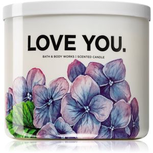 Bath & Body Works Fresh Cut Lilacs vonná svíčka (Love You) 411 g