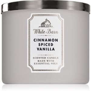 Bath & Body Works Cinnamon Spiced Vanilla vonná svíčka 411 g