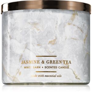 Bath & Body Works Jasmine & Green Tea vonná svíčka 411 g