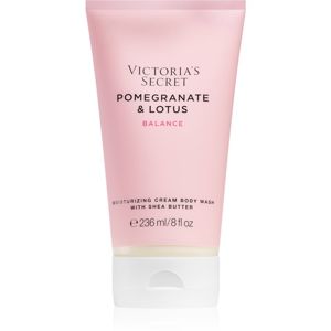 Victoria's Secret Natural Beauty Pomegranate & Lotus krémový sprchový gel pro ženy 236 ml