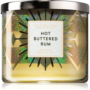 Bath & Body Works Hot Buttered Rum vonná svíčka 411 g