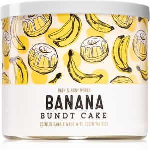 Bath & Body Works Banana Bundt Cake vonná svíčka 411 g