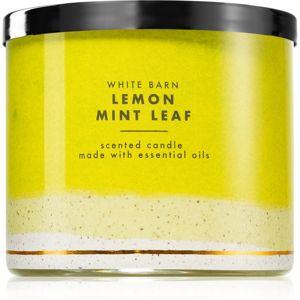 Bath & Body Works Lemon Mint Leaf vonná svíčka 411 g
