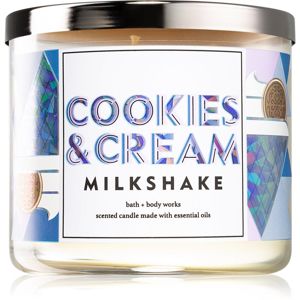 Bath & Body Works Cookies and Cream Milkshake vonná svíčka 411 g