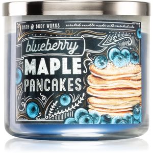 Bath & Body Works Blueberry Maple Pancakes vonná svíčka 411 g